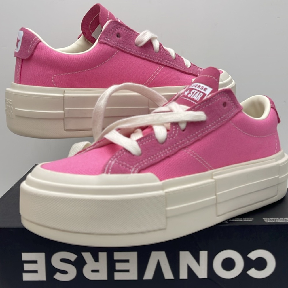 Converse WMNS CTAS CRUISE OX PINK/WHITE/EGRET A10440C Platforms Sneakers